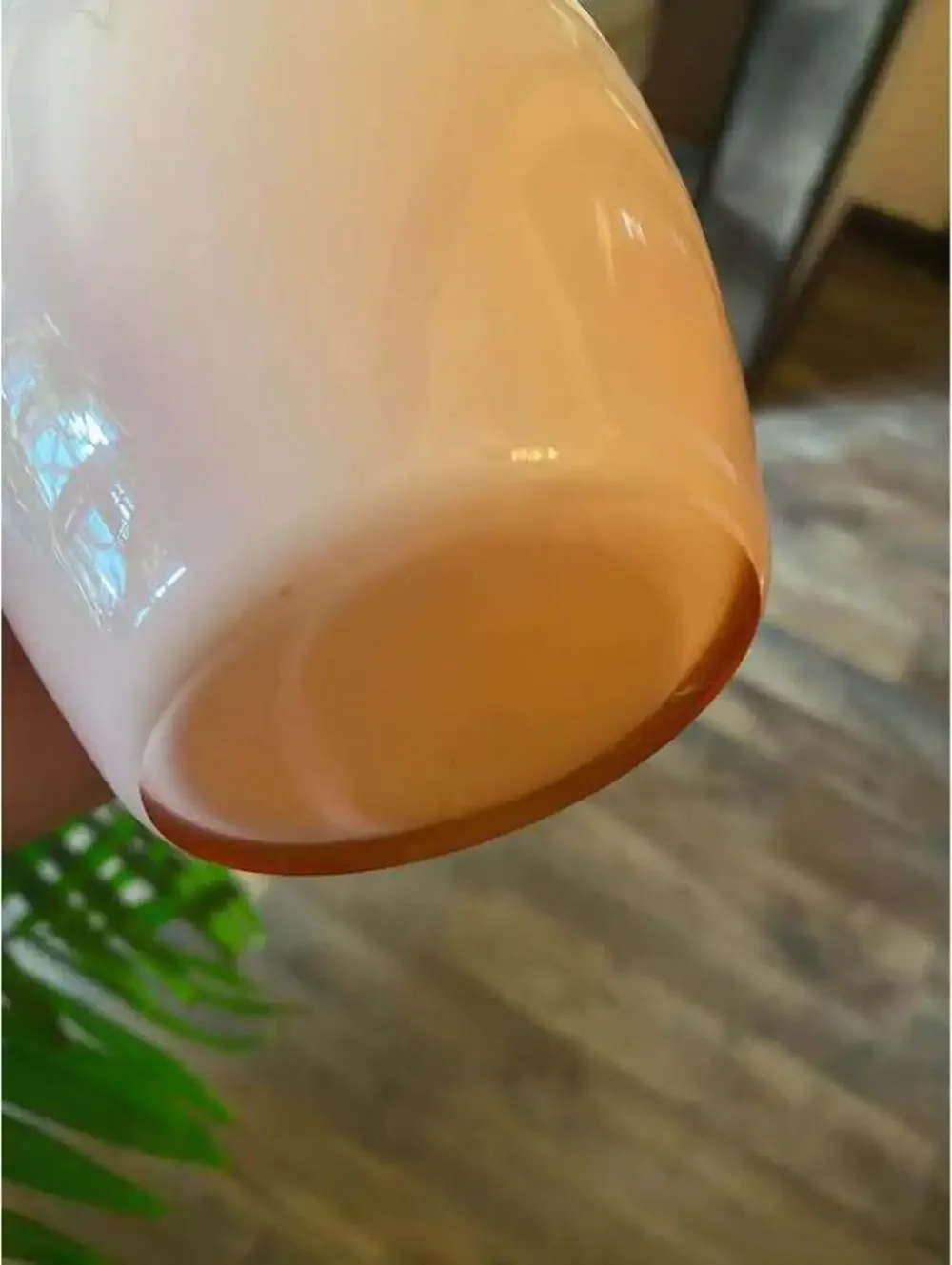 Vintage cased art glass vase